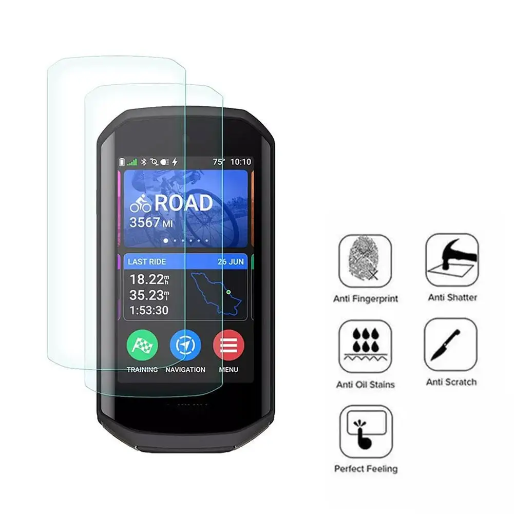 New 1PC Screen Film For Garmin Edge 1050 Screen Protector Full Coverage TPU Clear Film Compatible For Garmin Edge 1050 P9J6