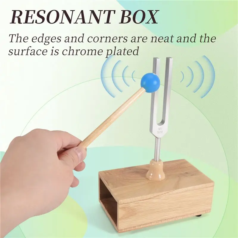 HOES-Tuning Fork Resonance Box, Chakra Tuning Forks For Sound Therapy, Yoga, Meditation And Relaxation