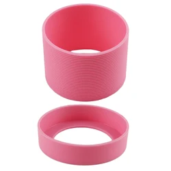 6.5cm dia Silicone Cup Sleeve and Boot Set Reusable Silicone Coffee Cup Sleeve Nonslip Glass Bottle Mug Cup Sleeve