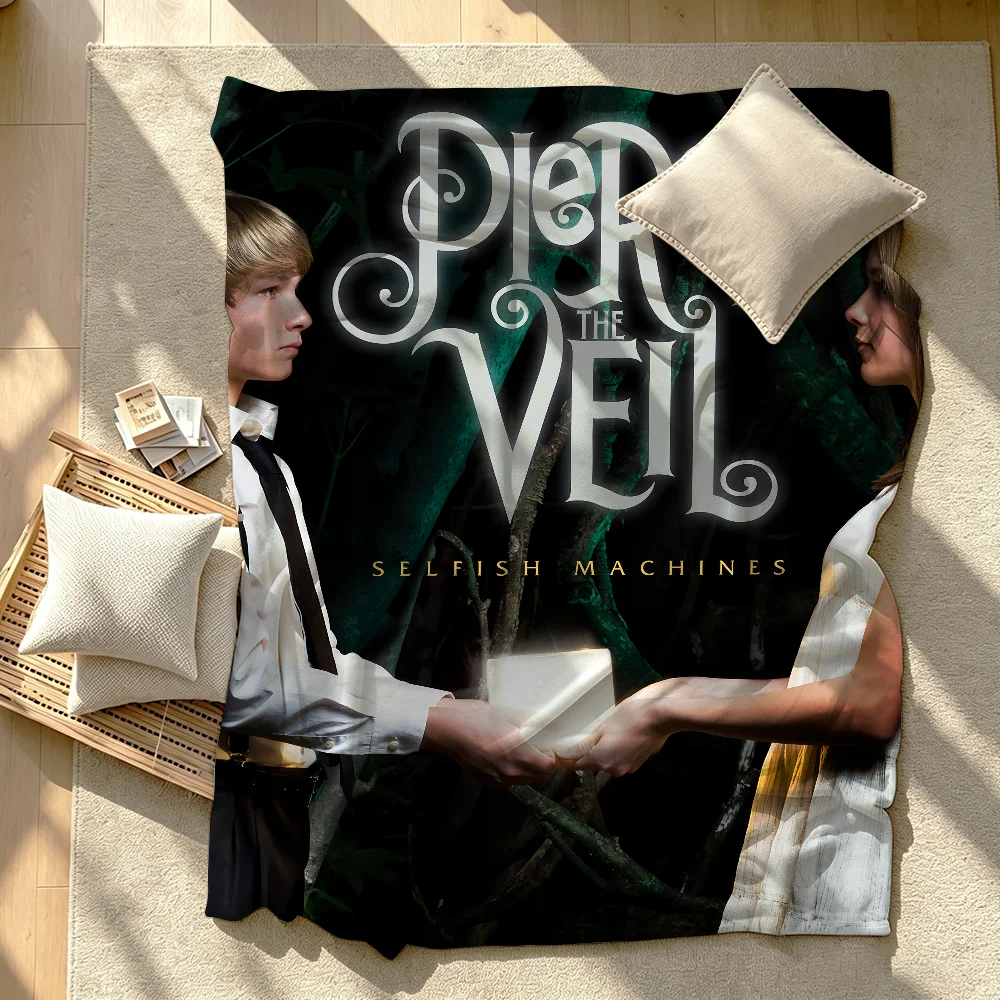 Singer P-Pierce The V-Veil Blanket Soft Warm And Thick Perfect For Bedroom Living Room Bed Sofa Camping Picnic Office Gift