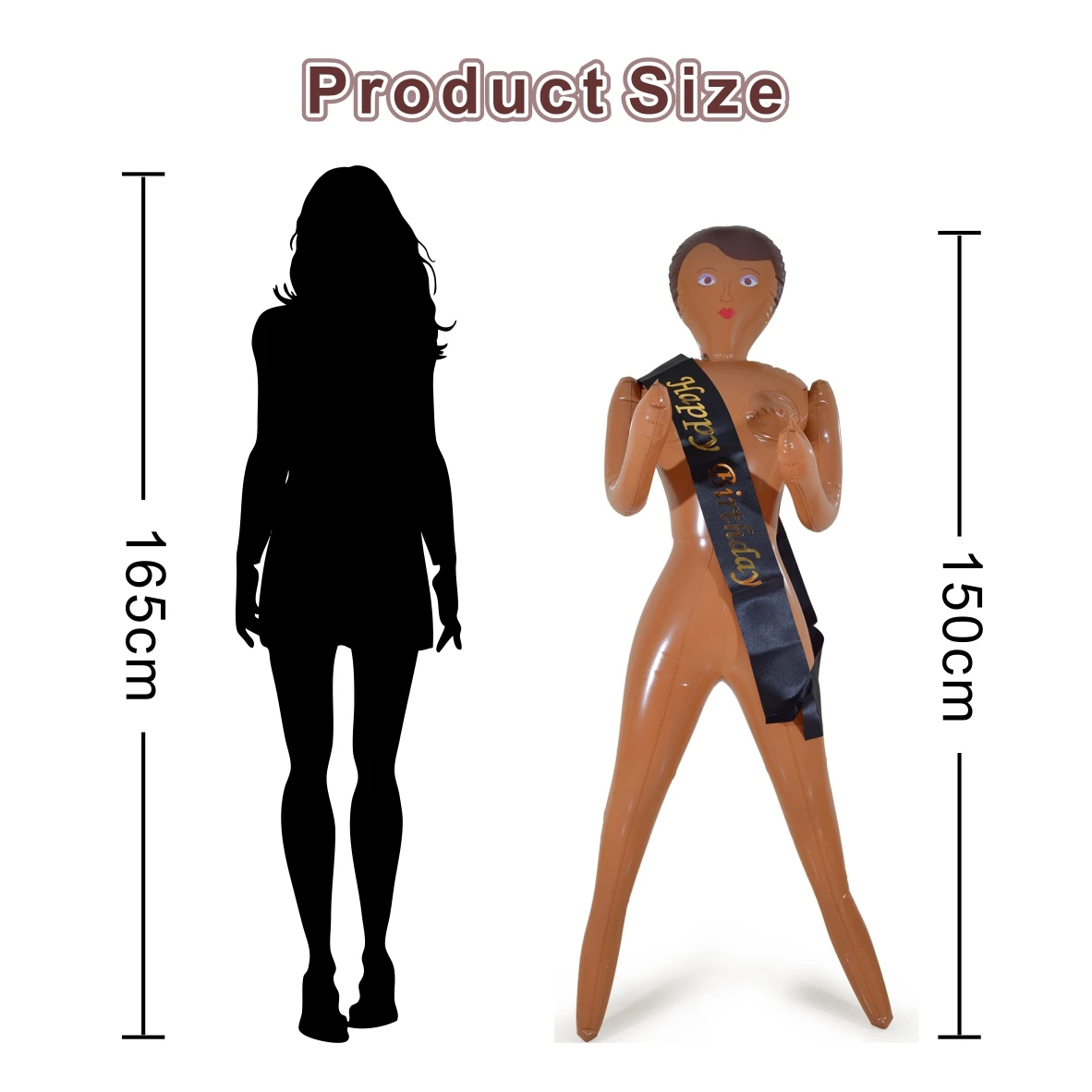 Blow Up Male And Female Inflatable Dolls, Taking Pictures, Large Inflatable Models, Party Decoration Gifts, Silicone Humanoid view 6