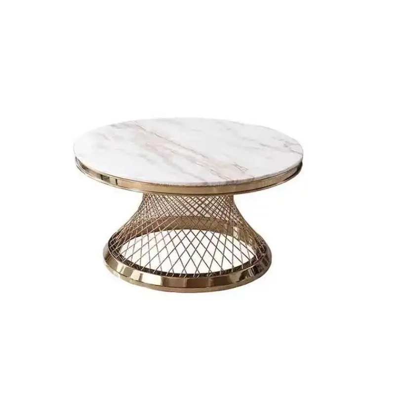 

-For Modern Home Living Room Furniture Luxury Gold Coffee Table Metal Table Mesa De Centro De Salon Mesa De Centro Elevable&