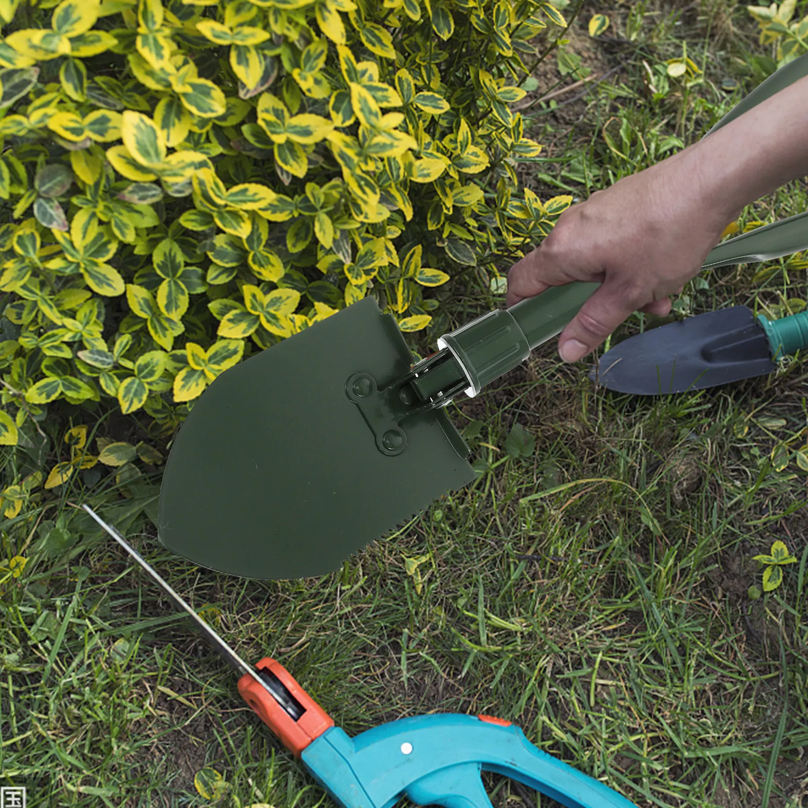 

Набор из 1 складной лопаты из нержавеющей стали для сада и улицы, легкий инструмент для кемпинга, для зимнего использования, для уборки снега