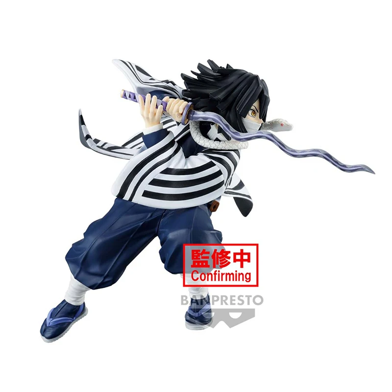 Genuine Original BANPRESTO VIBRATION STARS Iguro Obanai Demon Slayer Action Anime Figure Collectible Model Dolls Ornament Gifts