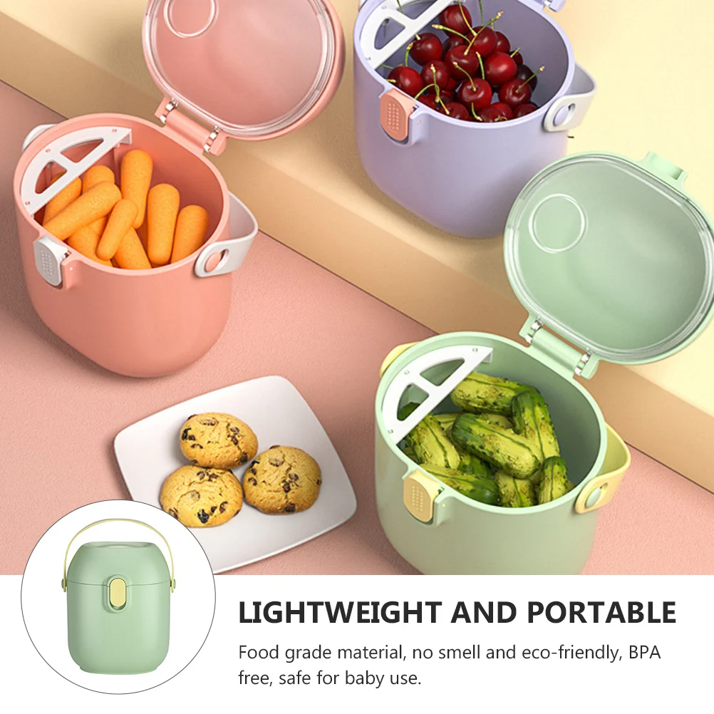 

Portable Baby Milk Powder Container Multi-Functional Sealed Box Eco-Friendly Long-Term Use No Smell