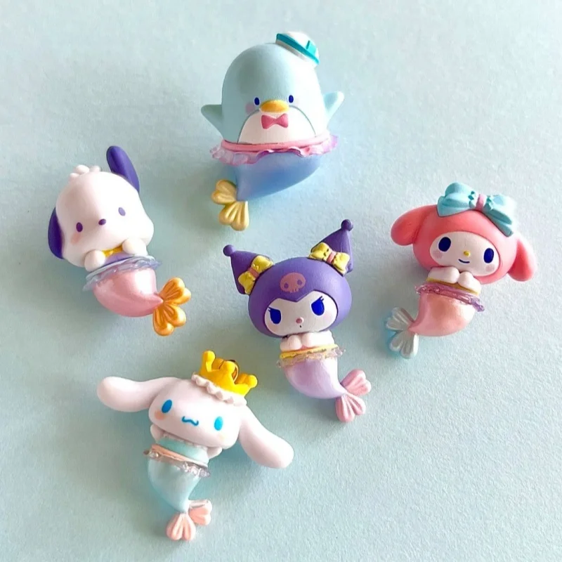 Bandai Gashapon Toys Pendant Mint Edition Kuromi MyMelody Pochacco Cinnamoroll TuxedoSam Action Figure Doll Toys Gifts for Kids