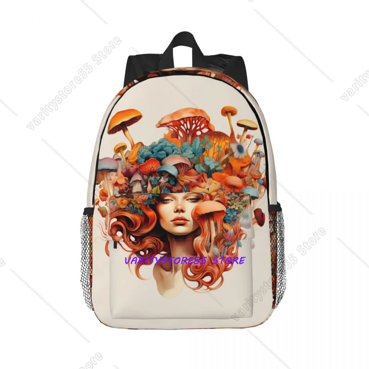 Psychedelic Groovy Fantasy Mushroom Woman Backpack Hot Sale Daypack Boys Girls BookBag Shoulder Bags for Men Women School Bag