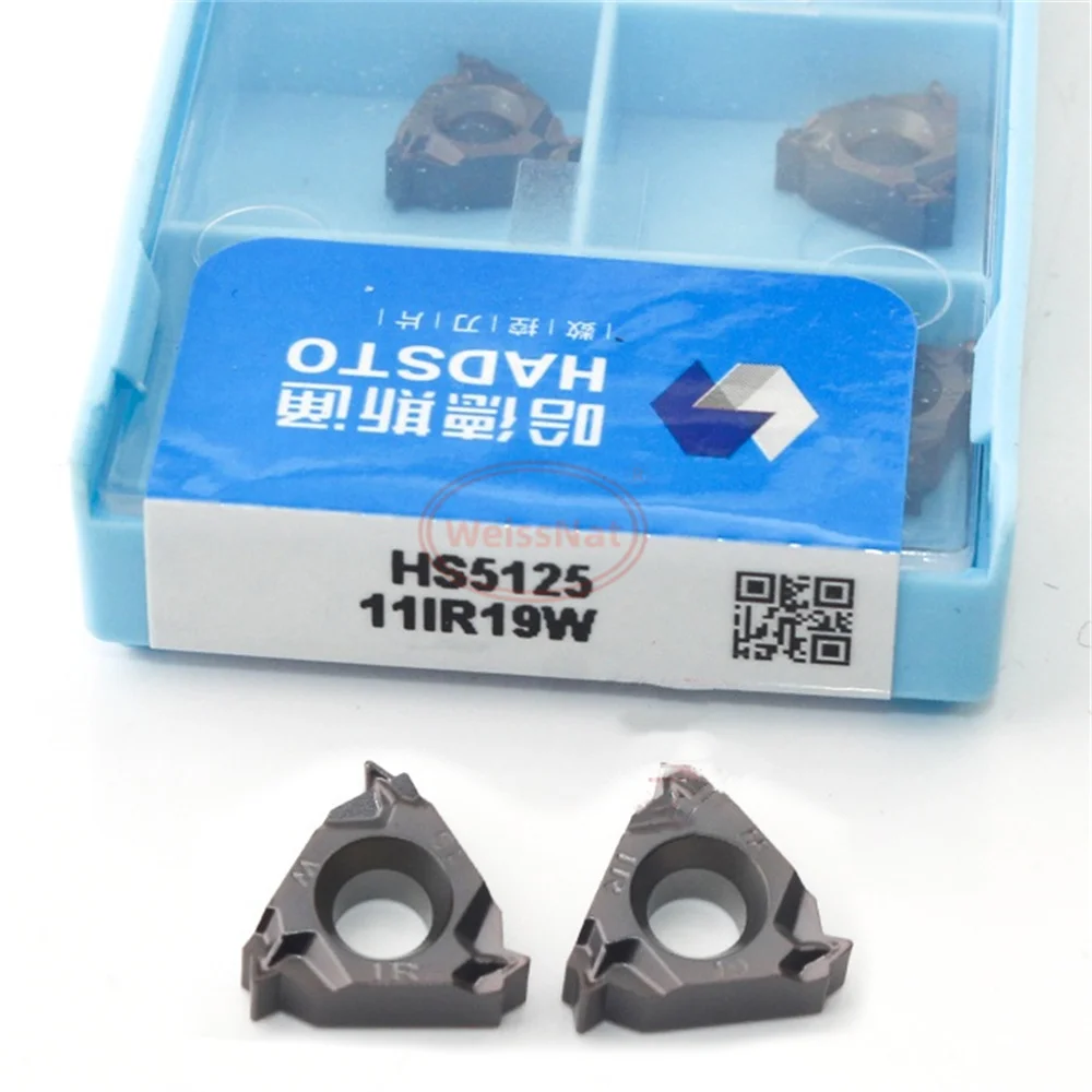 11IR100 125 150 200ISO  1IR14W 11IR19W  11IRA55 11IRA60 HS5125 HS5225 Thread Turning Carbide 11IR Inserts