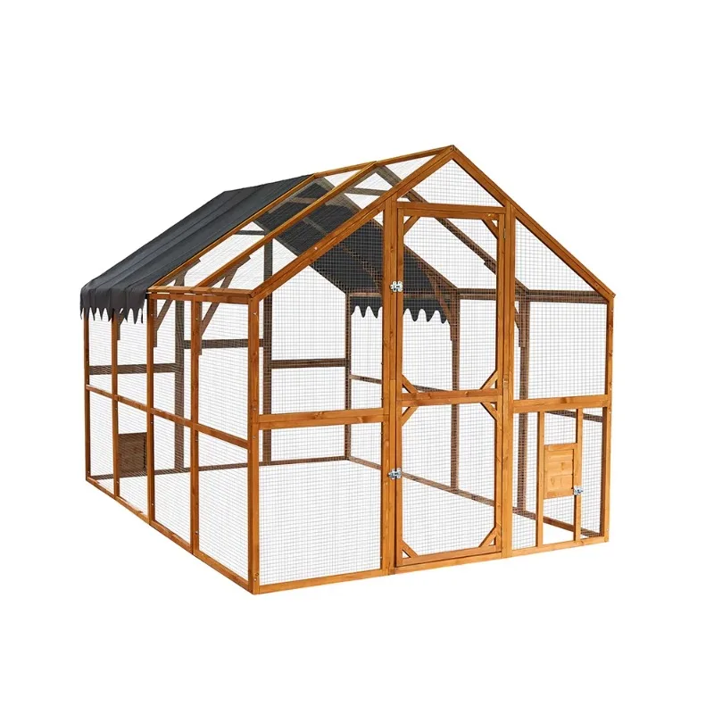 

Outdoor Chicken Coop Enclosures 110" Large Poultry Playpen,Upgrade Waterproof Cover for Commercial Equipment