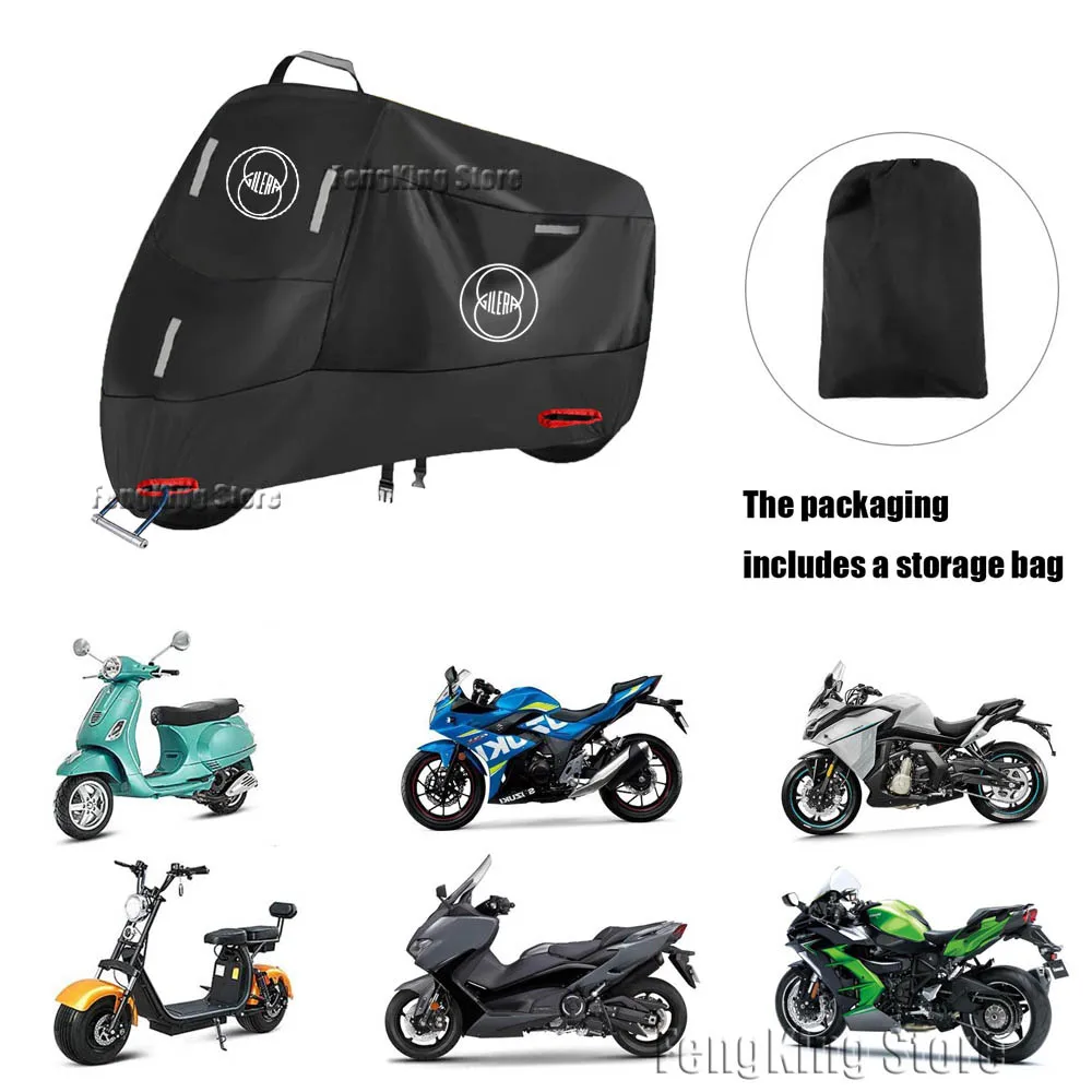 VOOR GILERA NEXUS FINO AL Motorhoes Waterdichte Outdoor Motor Regen Stofdicht Sneeuw Zon UV Protector