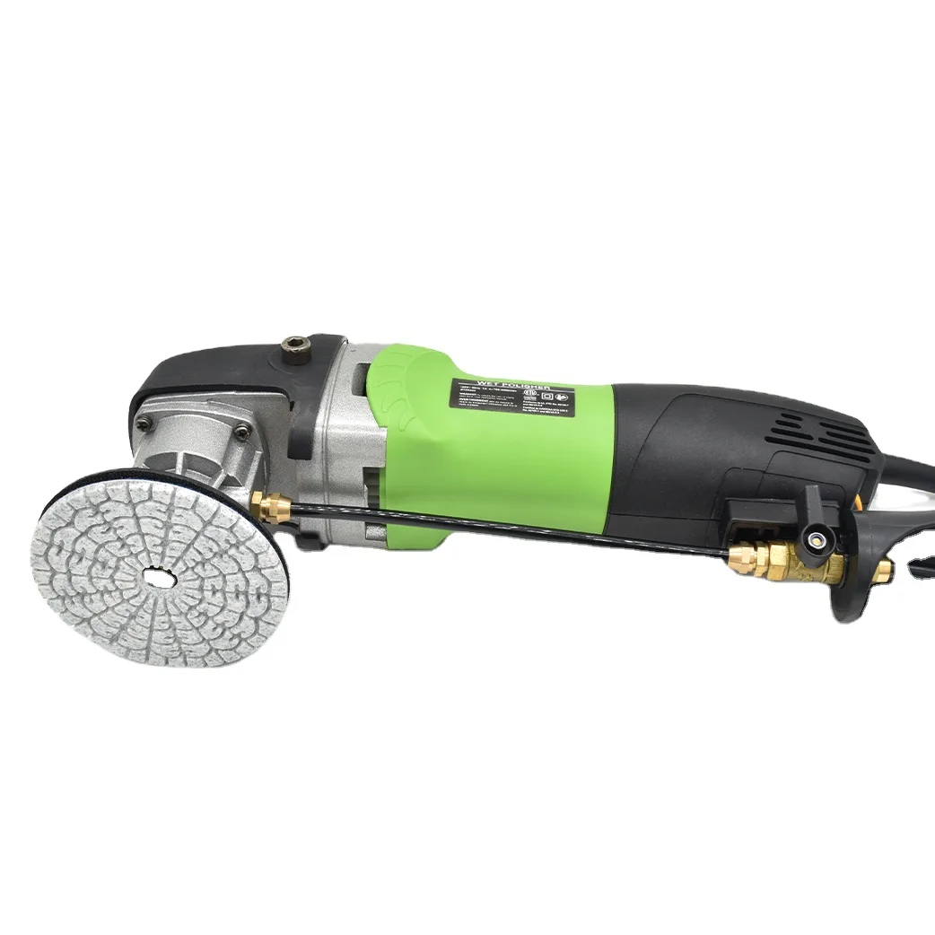 

High Efficiency Electric Wet Variable Speed Wet Angle Grinder for Polishing Pad Polishing Machine