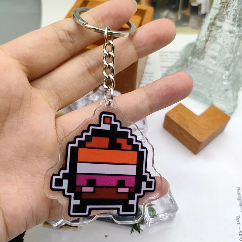 Popular Stardew Valley Acrylic Keychain Fashion Role Playing Game Keychain Student Bag Pendant Friend Gift Accessory