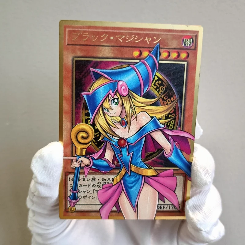 Yu-Gi-Oh! Dark Magician Girl Dark Magician Metallkarte 59x86mm Sky Striker Ace-Raye Gedenk-Sammelkarte aus Metall Spielzeug
