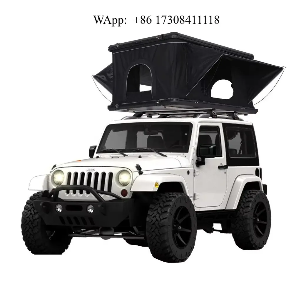 

Rapid Opening Car Roof Tent Wholesale Hard Shell Hydraulic Lift Aviation Aluminum Alloy 2 Person Waterproof Oxford 3000mm
