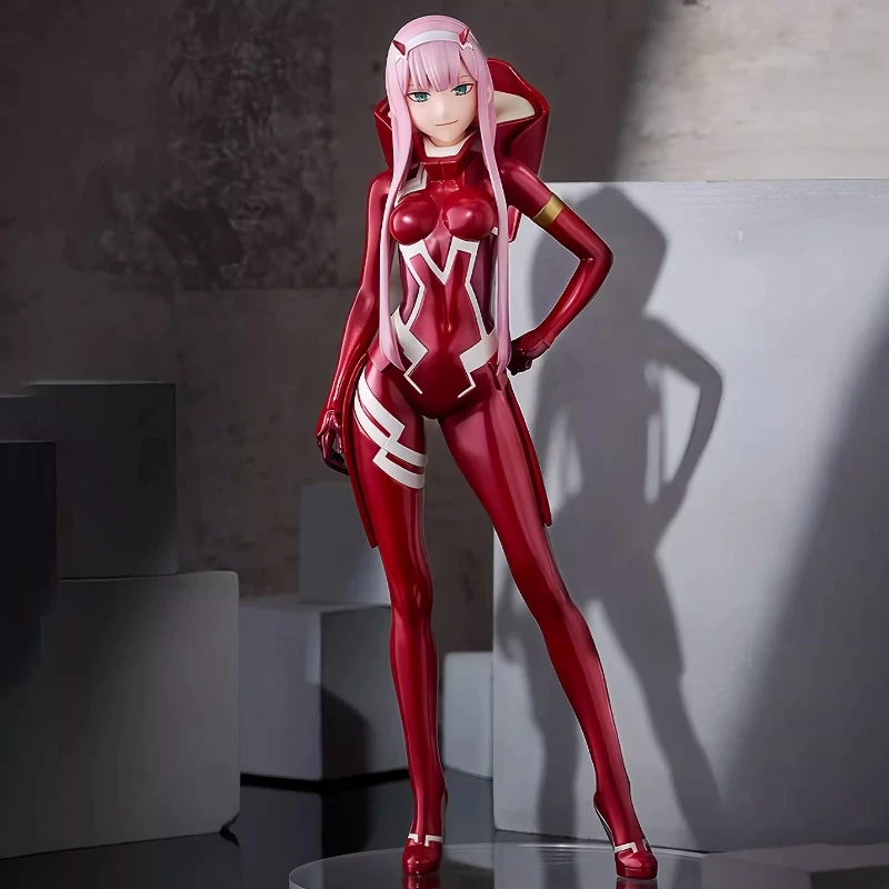 Darling In The Franxx 애니메이션 액션 피규어 제로 투 24cm 만화 동상 모델 컬렉션 장난감 책상 장식 인형 선물
