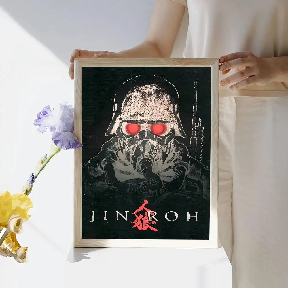 جين روه ذا وولف لواء لوحة معدنية أنيمي الملصقات لزجة مقاوم للماء ورقة ملصق مقهى بار Kawaii غرفة ديكور #5