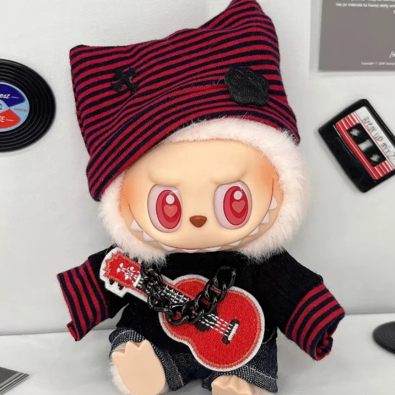 새로운 인형의 Ootd 아름다운 드레스 인형 교체 드레스 17cm Labubu 인형 드레스 인형 캐주얼 세트 어린이 선물에 적합