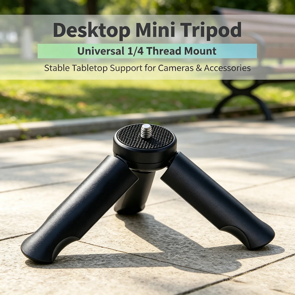 Portable Mini Tripod Small Phone Tripod for iPhone/Android Pocket Selfie Stick Handle Grip for GoPro insta360 DJI Action Camera