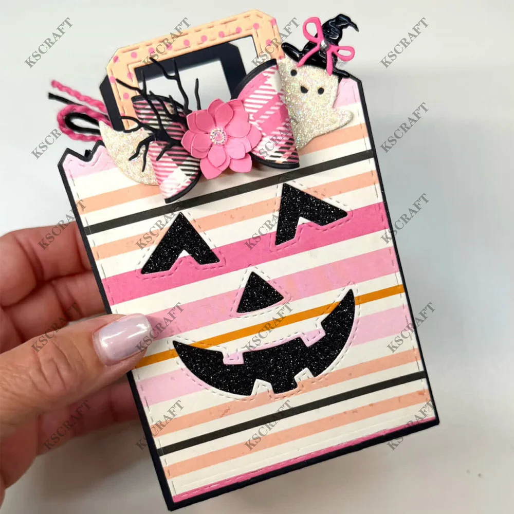 KSCRAFT Sock Grocery Bag Cutting Dies Stencils for DIY Scrapbooking Decorative Embossing DIY Paper Cards
