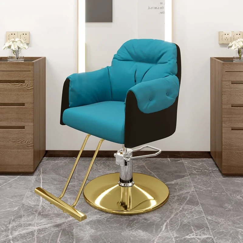 

Barber shop hair cutting stool hair salon special tide shop high-end chair lifting and rotating