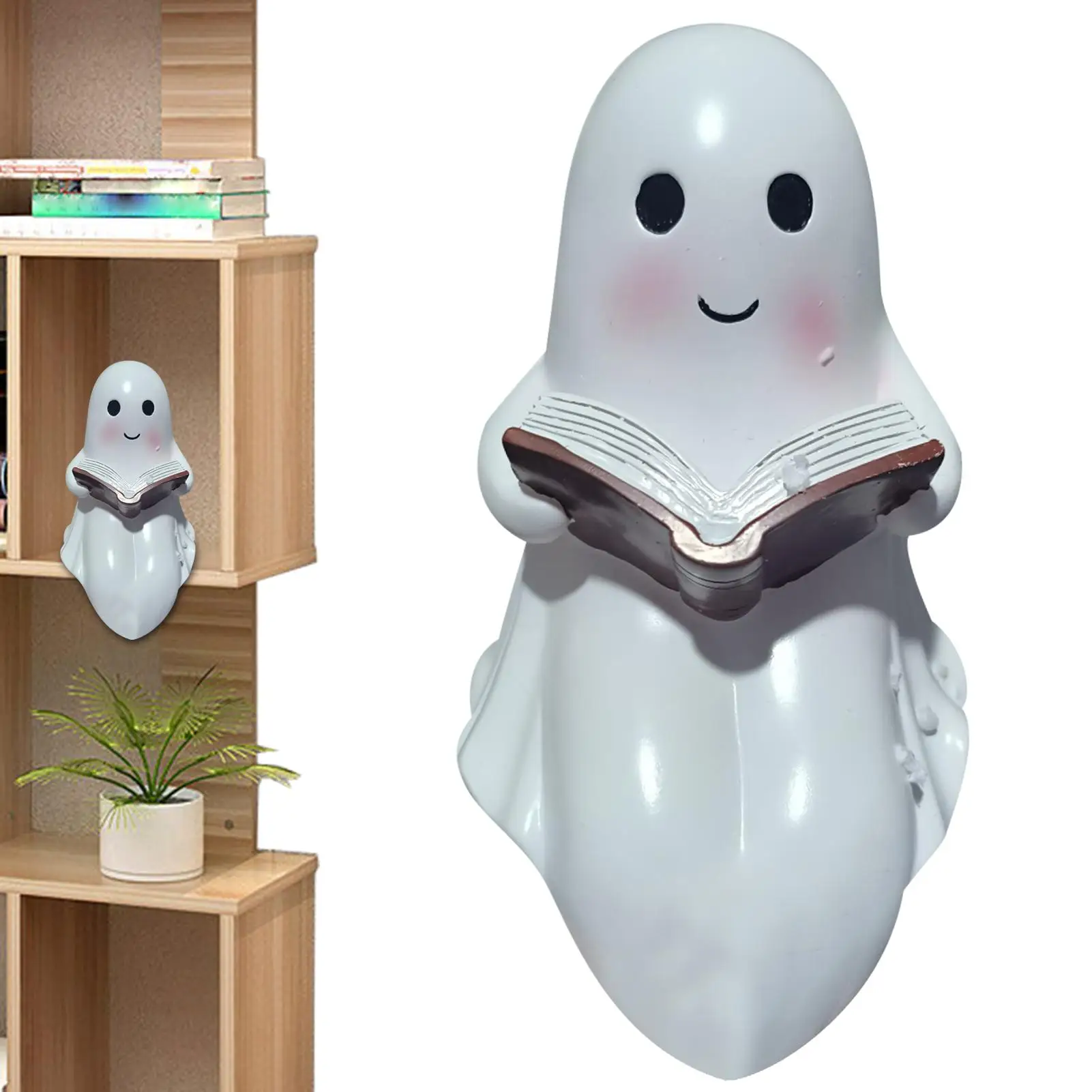 Ghost Light Ghost Lampe Gruseliges Lesebuch Design Beleuchtung Halloween Ghost Light Led-Beleuchtung Lesebuch Design Nachtlicht