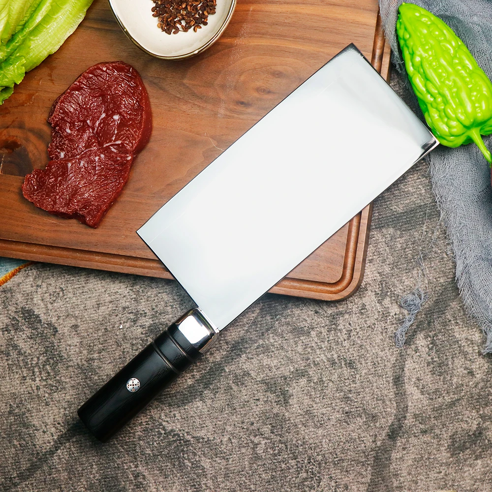 V Golden Sang Knife Household Commercial Chef's Special Kitchen Knife Super Sharp and Wear Resistant Slicer G10 Handle