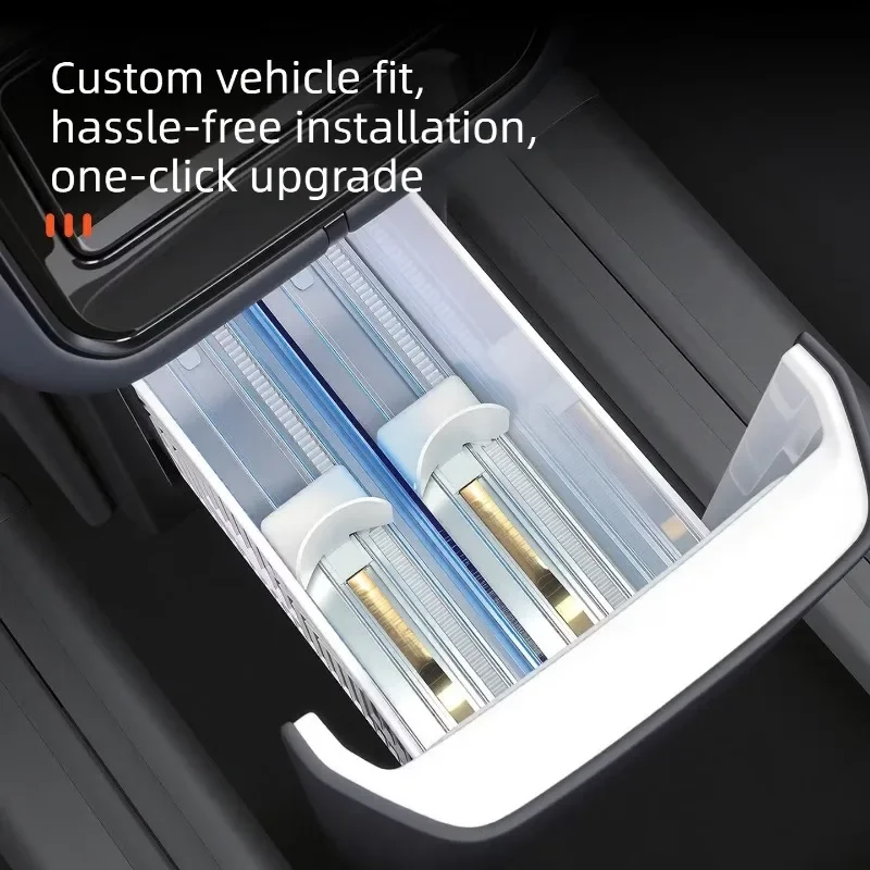 For Car Fridge Bracket with Auto Positioning Function, Storage Organizer, Practical Interior Accessories for Zeekr 9X / 8X