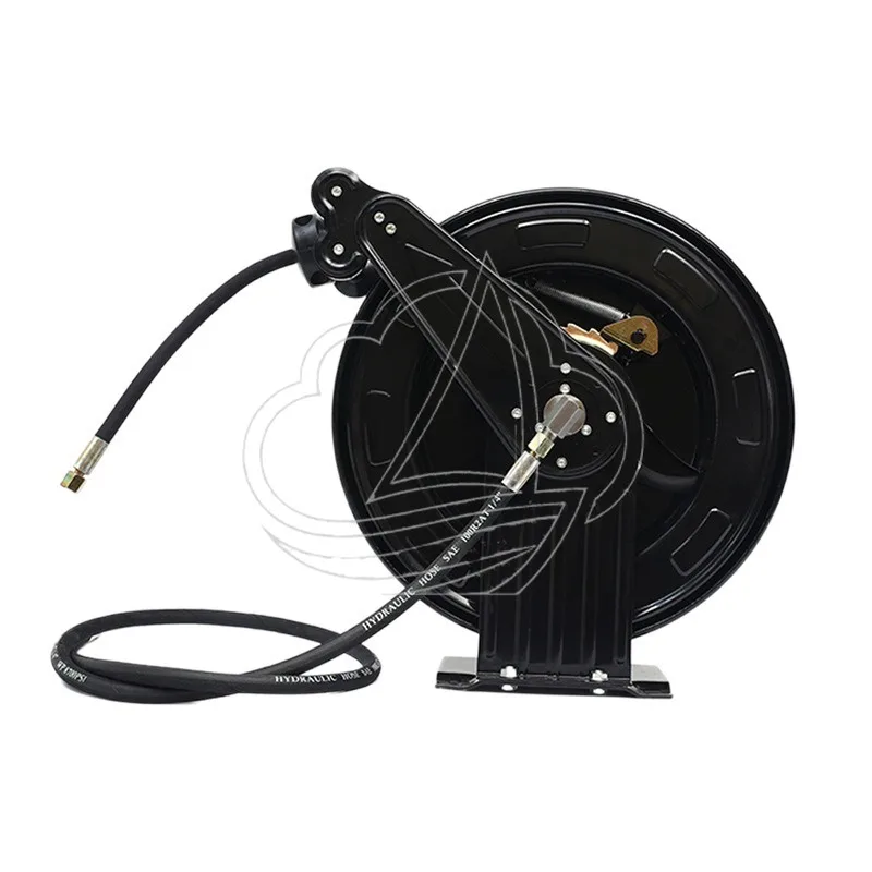 Automatic Retractable Hose Reel High Pressure Water Pipe Reel Wall Mount Coil Drum for Car Wash Garage Cleaning Tool Use