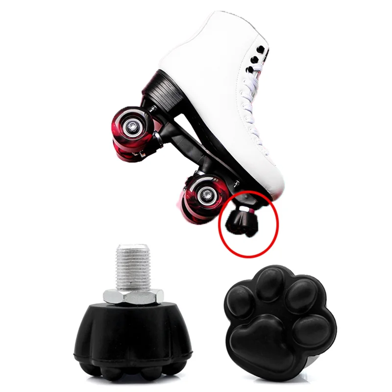 【قطرة السعر! !】سدادات كتلة الفرامل المطاطية استبدال تو توقف المقابس 2 قطعة الزلاجات الدوارة 82A ملحقات التزلج