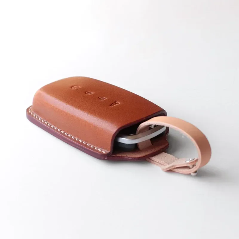 for Nissan Teana Xuanyi Leather Handmade Customized Key Set Simple and High End