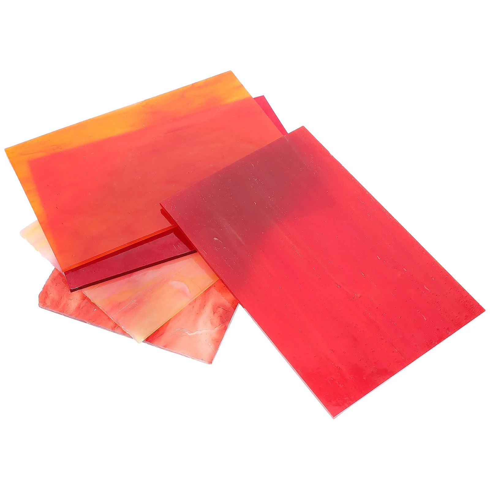 

4Pcs Glass Mosaic Tiles Wear Resistant Lightweight Stained Glass Pieces for DIY Crafts Home Decor Table Lamps Garden Decoration