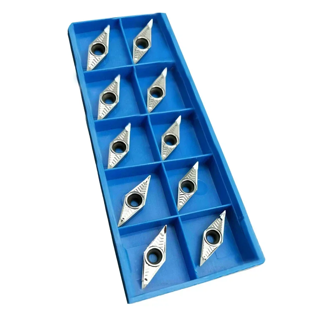 Carbide Aluminum Inserts CNC Turning Carbide Inserts Copper Metal Wood VCGT110304 AK H01 Aluminum Inserts Brand New