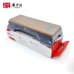 TAIDEA Diamond Grindstone Double-side Sharpening stone 600/1000Grit Professional Knife Sharpening System Non-slip base Wetstone