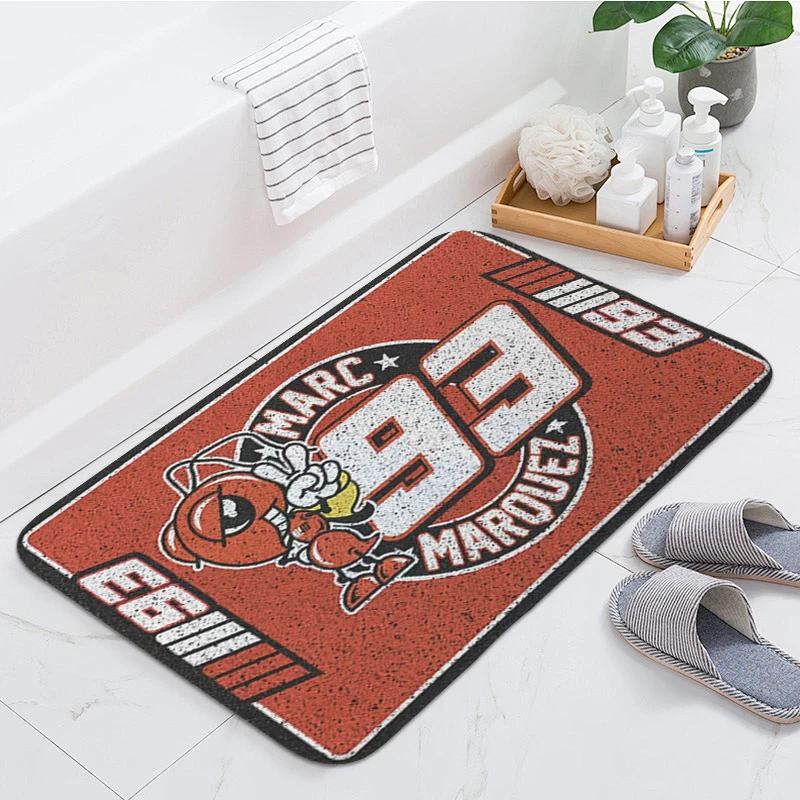 

Bathroom Foot Mat D-Marc D-Marquez Doormat Entrance Door Washable Non-slip Kitchen Rug Hallway Entryway Living Room Foor Carpet