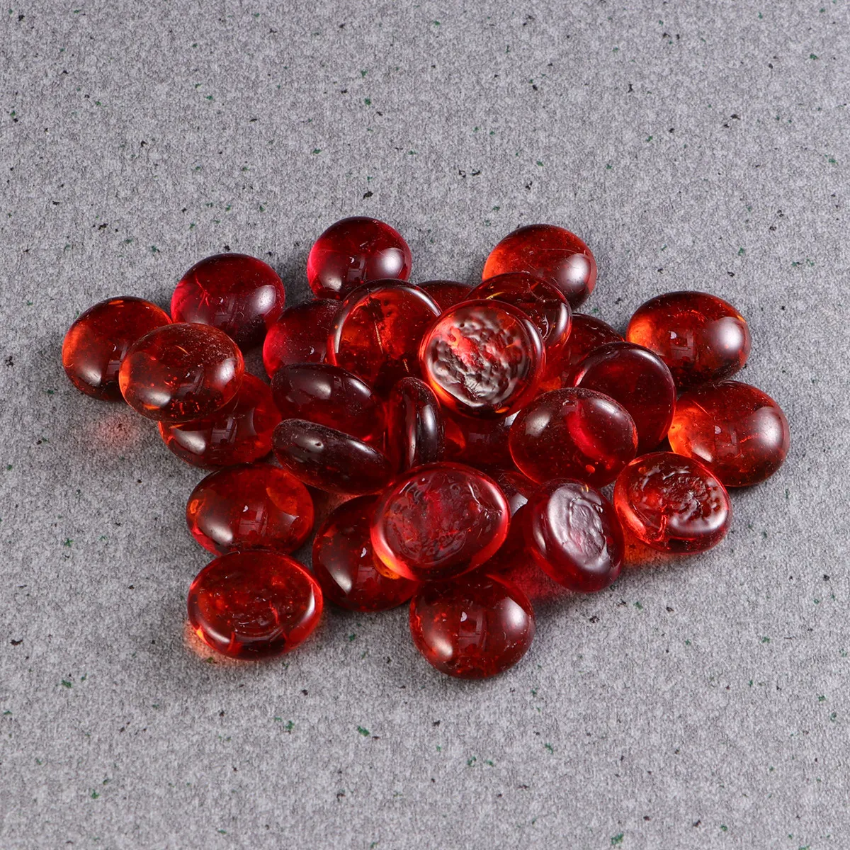Beads Flat for Jewelry Making Earring Colored Glass Handicraft Work Clear Decorating