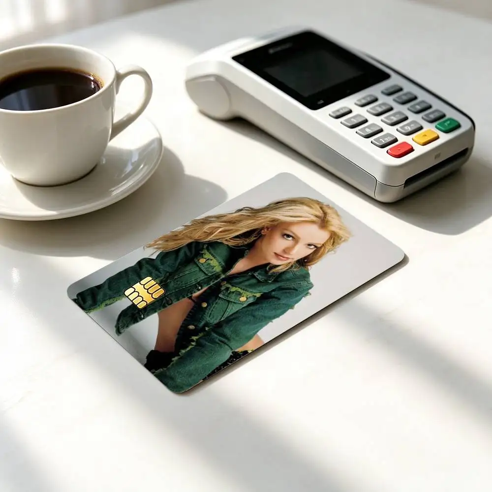 Britney S-Spears Princess of Pop  Credit Card HD Stickers Small Chip Waterproof Sticker Game Card Decal Gift