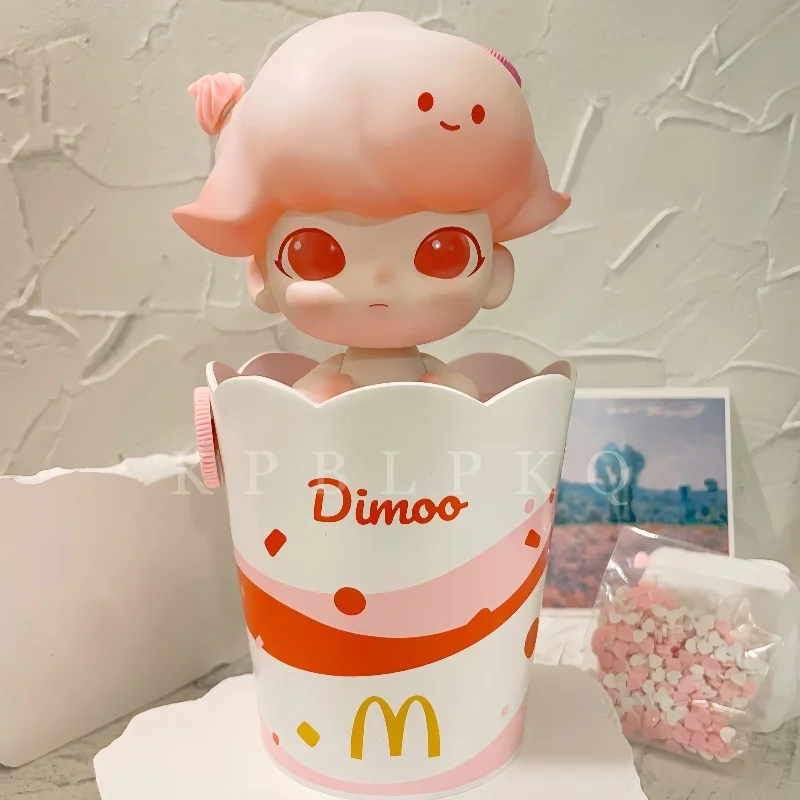 ใหม่18cm dimoo สีชมพู mcwhirlwind เรืองแสงเดสก์ท็อปของขวัญอินเทรนด์มีในสต็อก