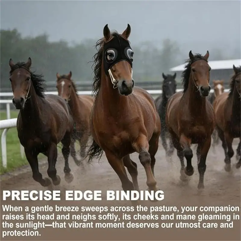 

G6KF Лошадиная ветрозащитная маска для глаз, устойчивая к разрыву конская защитная маска для глаз для тренировок и выступлений