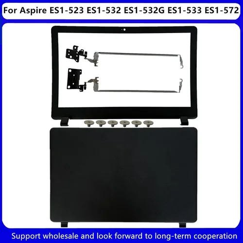 Imagen 1 del producto Nuevo para Kailxuling Aspire ES1-523 ES1-532 ES1-532G ES1-533 ES1-572 cubierta trasera LCD para portátil/bisel frontal/bisagras LCD