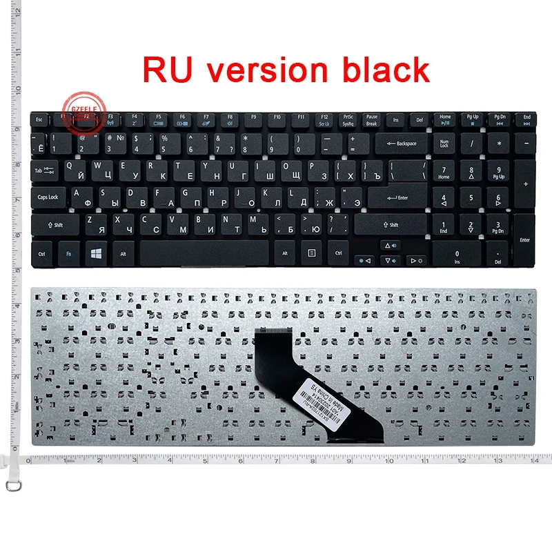 

GZEELE Laptop Keyboard for Acer Aspire E1-572 E1-572G E1-731 E1-731G E1-771 E1-771G E1-570-6615 E1-532G RU Version RUSSIAN new