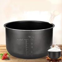 Doublure d'autocuiseur électrique, pot de riz antiadhésif, accessoires intérieurs en cristal noir, pièces Midea, 1.6 L, 3L, 4L, 5L, 6L 1