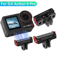 Magnetic Adapter For DJI Osmo 360/Action 5 Pro Camera Quick Release Base Mount 1/4 Thread Universal Port For DJI Action 4 3