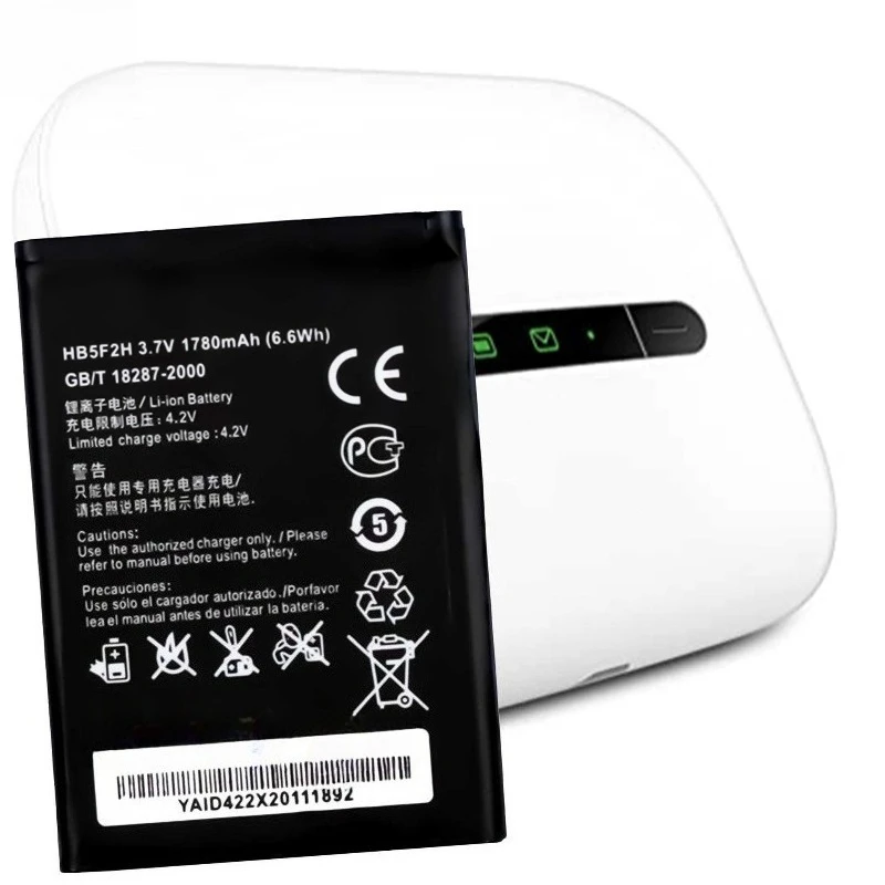 Alta qualidade hb5f2h 3.7v 1780mah bateria do telefone móvel para huawei roteador móvel 4g lte wifi e5372 e5375 e5373 ec5377 e5330 e5336