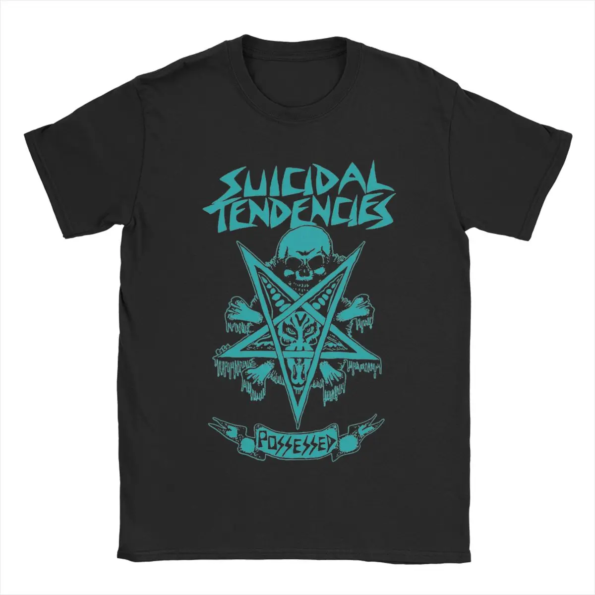 Suicidal Tendencies T-Shirts Men Novelty Cotton Tees Round Collar Short Sleeve T Shirts Gift Idea Clothing