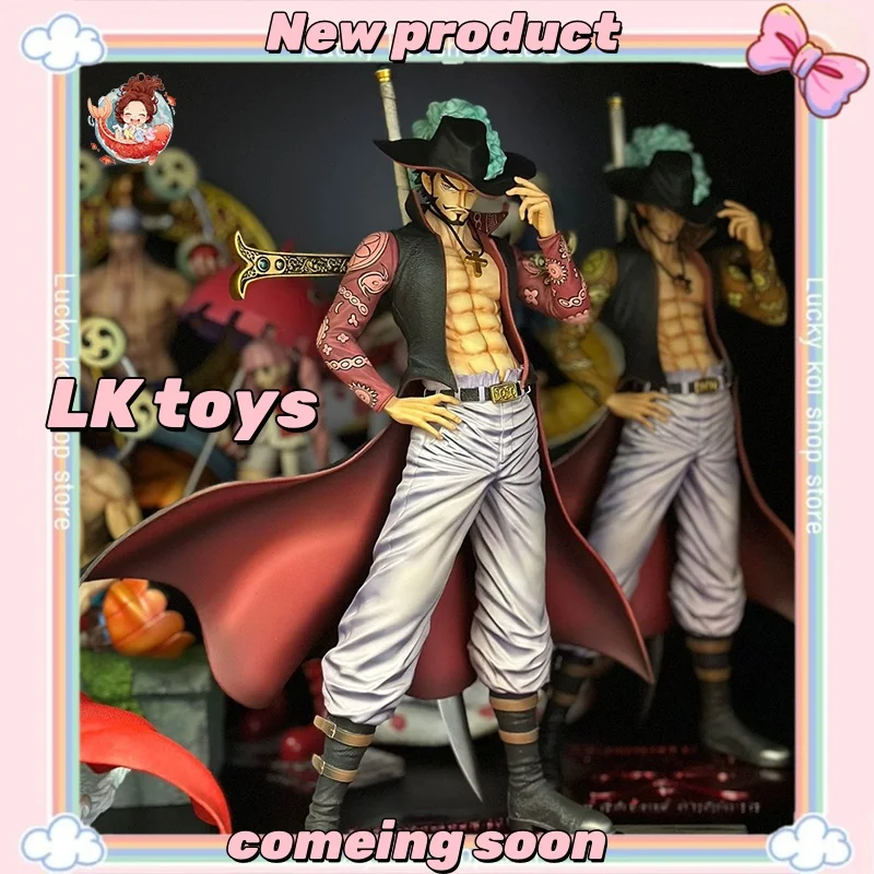 

New LK toys 28cm ONE PIECE Anime Figure Dracule Mihawk Figure PVC Statue Model collection Room decoration Birthday Gifts Toys