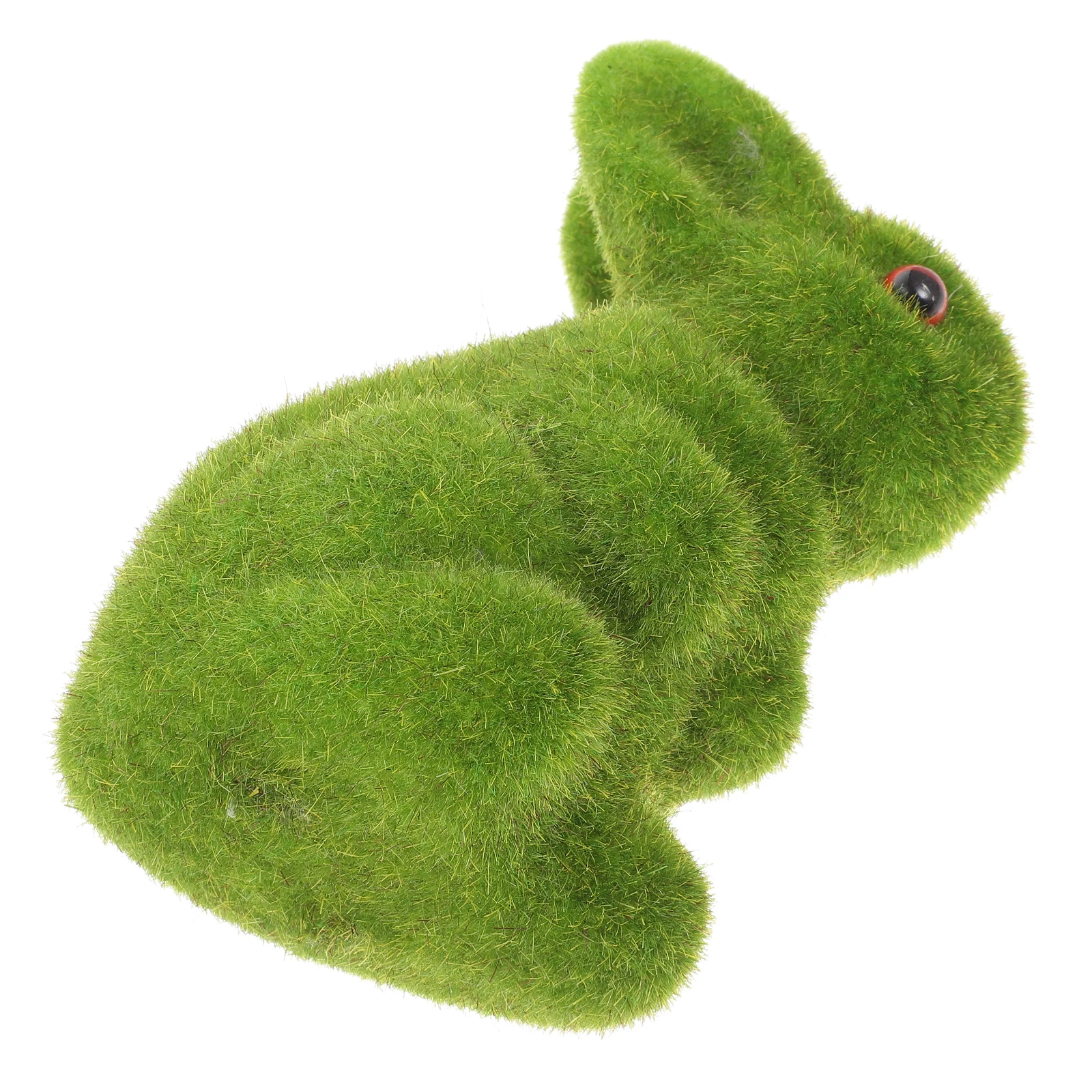 

Simulated Grass Rabbit Artificial Moss Animal Decorations Fuzzy Moss Woodland Theme Wreaths Fairy Gardens