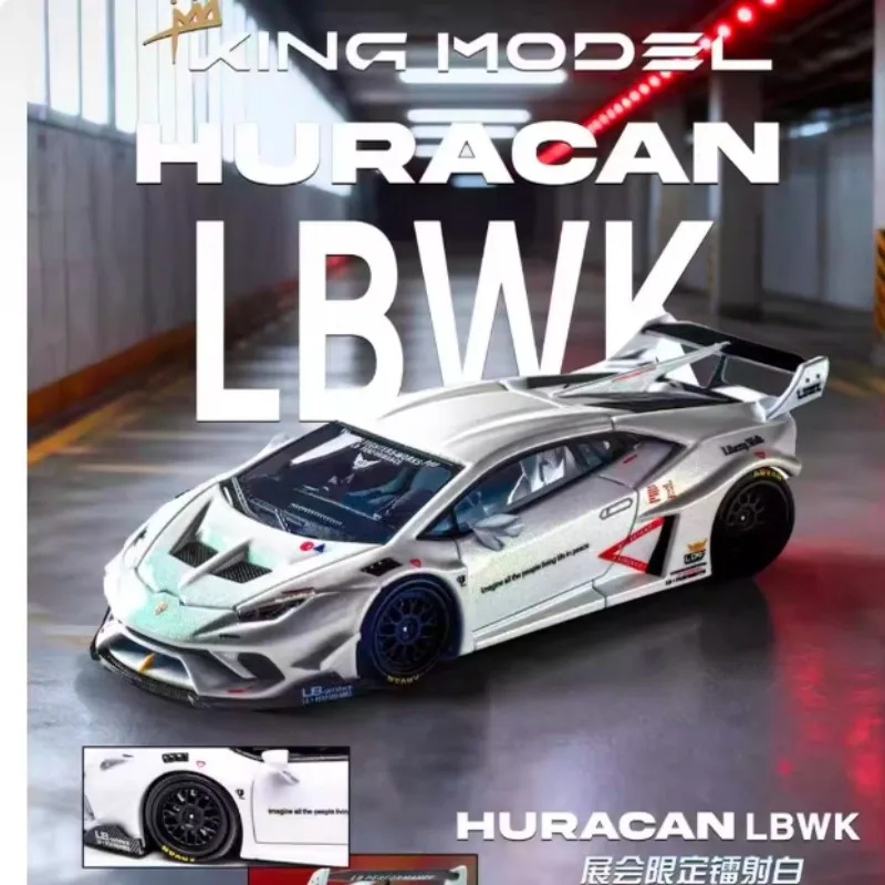 

МОДЕЛЬ KING 1/64, литая под давлением модель автомобиля из сплава Lamborghini Calf, игрушка для мальчиков, коллекционное украшение для взрослых.