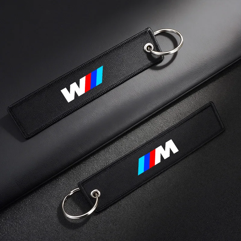 Nuevo llavero de lona para coche, llavero con logotipo de motocicleta, cordón para BMW M Performance E46 E90 F10 F30 X3 F20 E60 E70 E39 E36