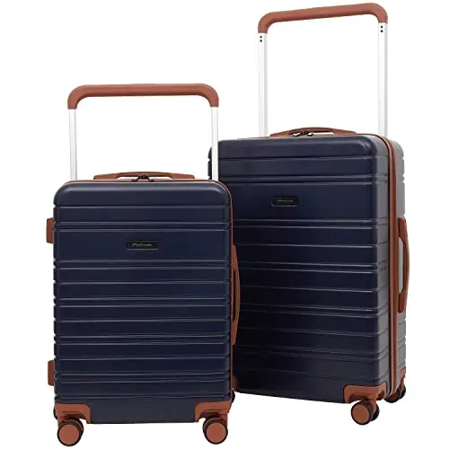 

Travelers Club 2PC or 20" Navigate Luggage Set, Navy Blue, 2PC Set