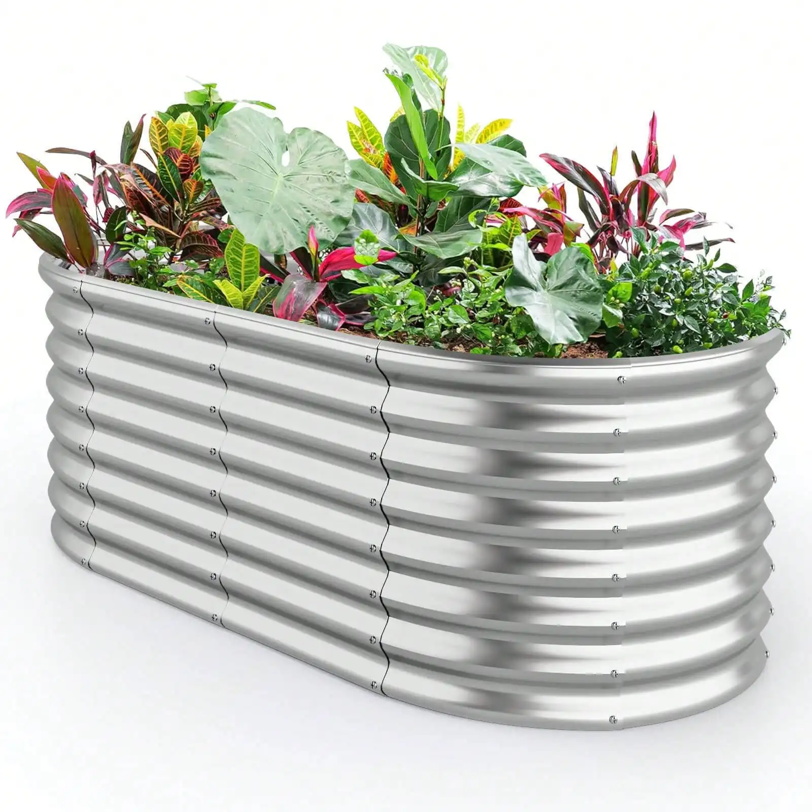 

Garden Bed Kit Planter Raised Garden Boxes Outdoor 65" x 32" x 24"